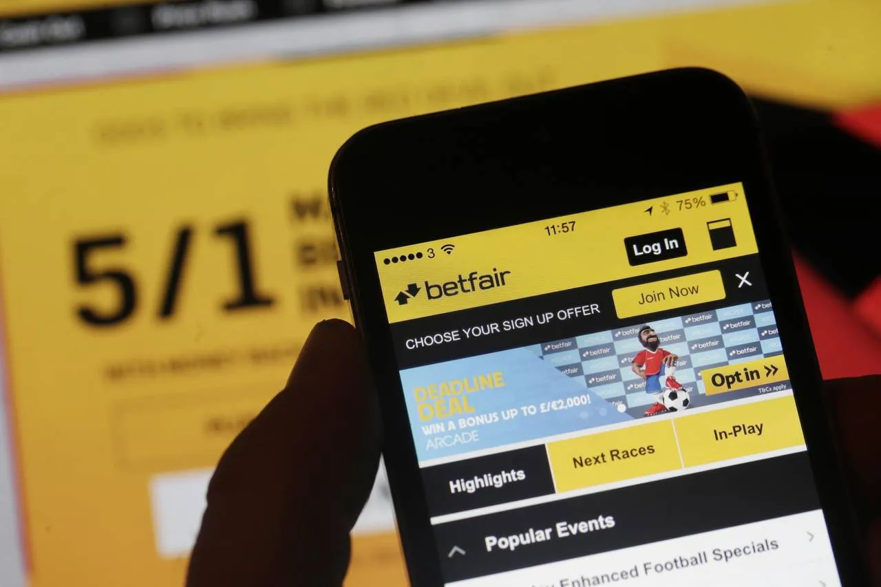 bônus Betfair